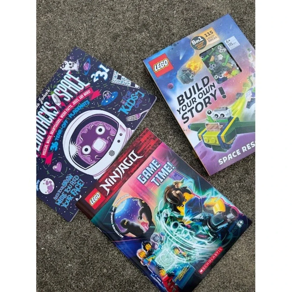 Space LEGO Ninjago Activity Book Set Bundle Multicolor Creative Play